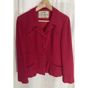 1950'sWomen's Red Tailored Jacket
